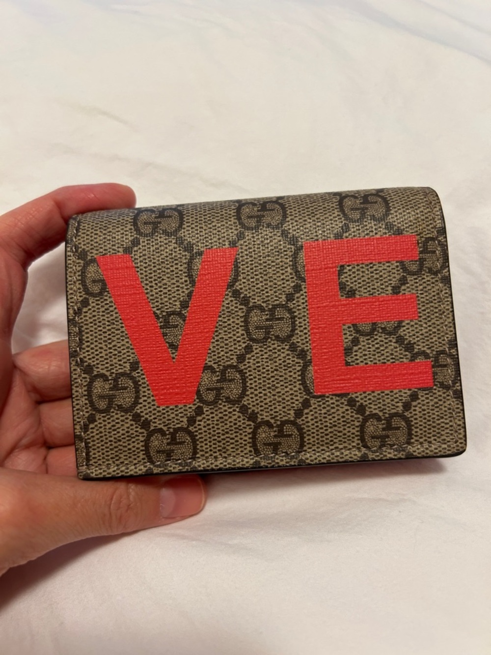 GUCCI supreme monogram LOVE wallet - Picture 9 of 15